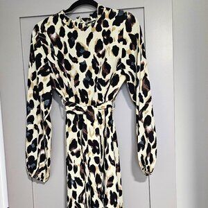 Shein Dress, Large 8/10, Leopard print